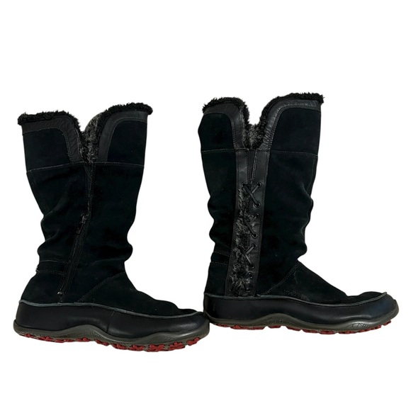Women’s North Face Dark Suede Size 7.5 Boots - Picture 1 of 6